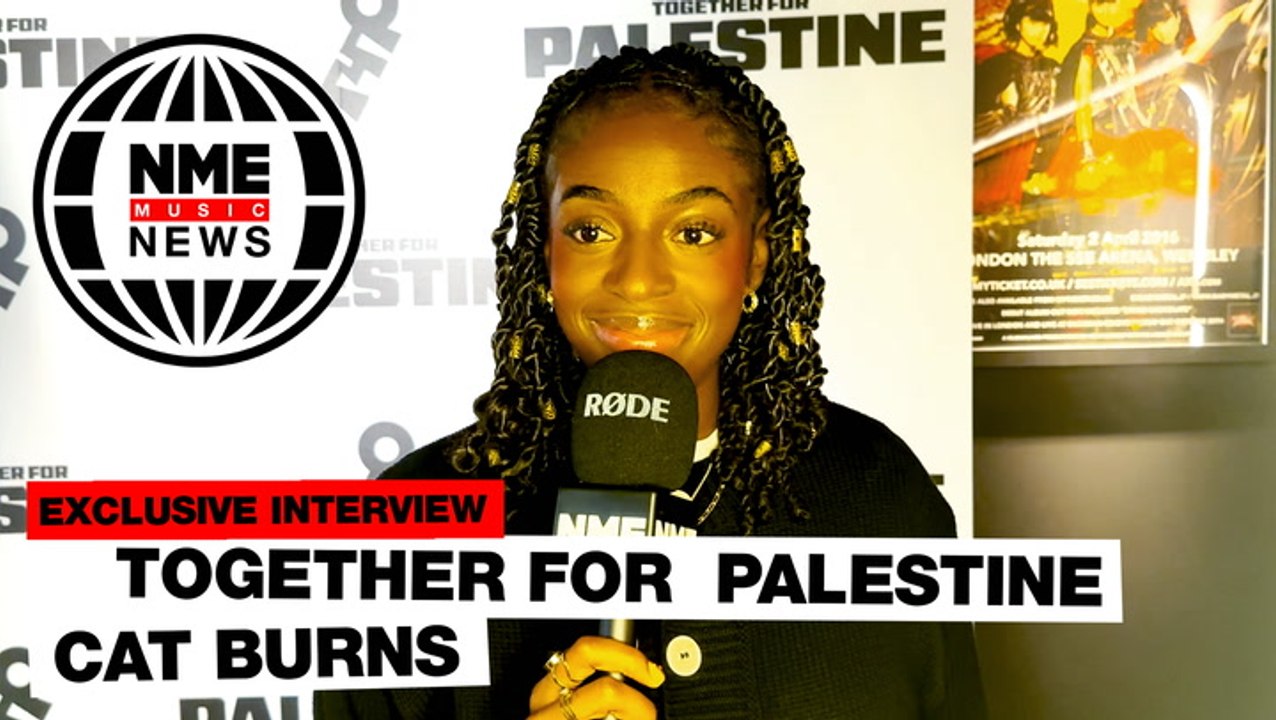 Cat Burns at Together For Palestine: "Change is happening"