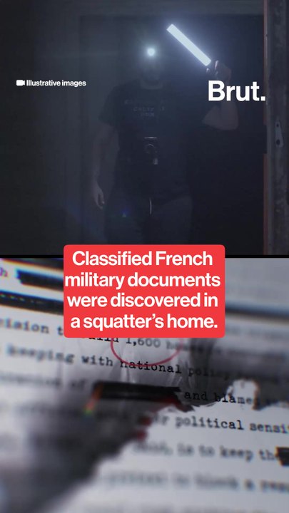 Secret French defense documents found in a squatter's home.