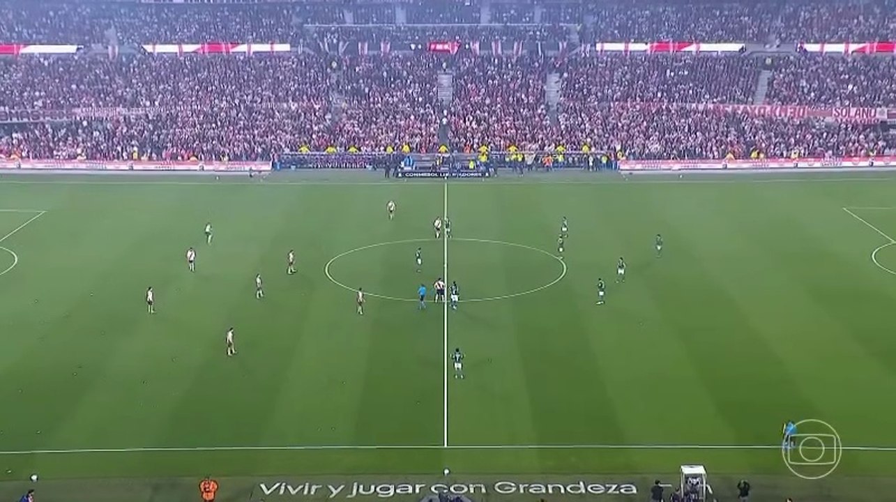 Libertadores 2025  River Plate x Palmeiras (1/4 finais) com Luís Roberto (Globo)