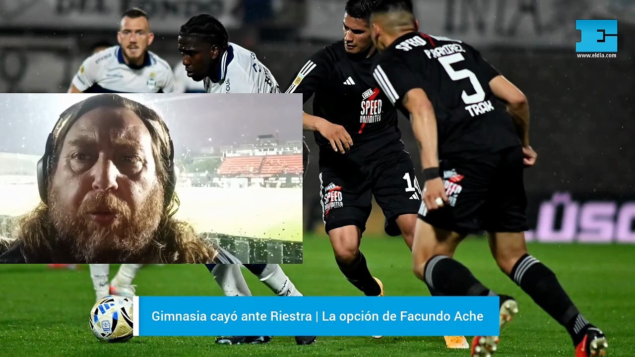 Facundo Aché | Gimnasia cayó ante Riestra