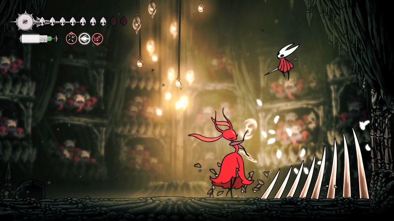 Karmelita Hollow Knight Silksong : Comment battre le boss danseuse Skarr ?