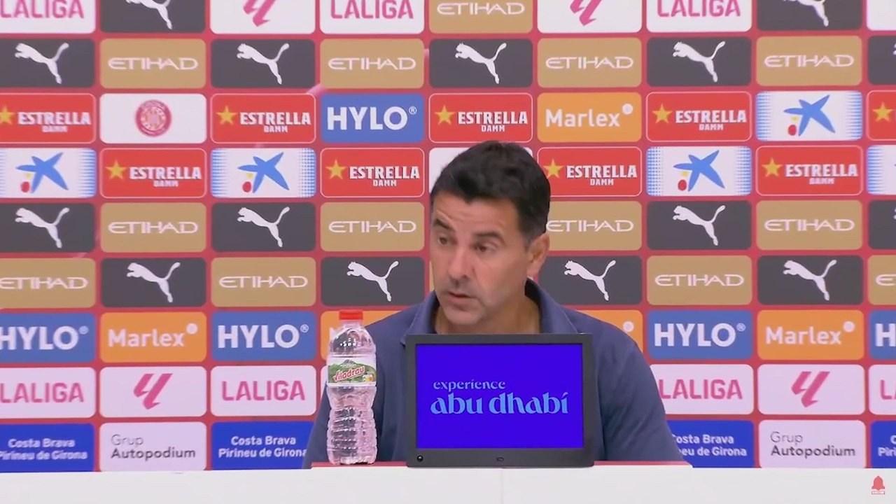 Rueda de prensa completa Michel, tras el Girona 0-4 Levante