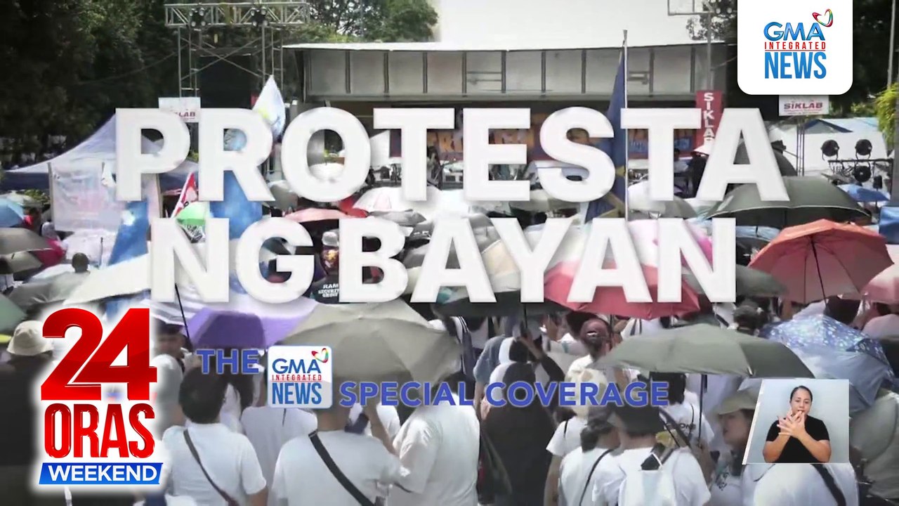 Protesta ng Bayan kontra korapsyon (Sept. 21, 2025) | 24 Oras Weekend