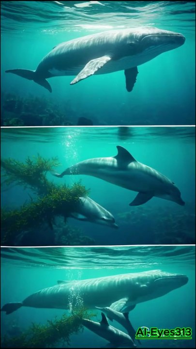 When a Whale Becomes a Hero 🐋 _ AI Animated Ocean Rescue”#artificialintelligence , #AI-Eyes313 ,#ai ,#shortfeed ,#marine life ,
