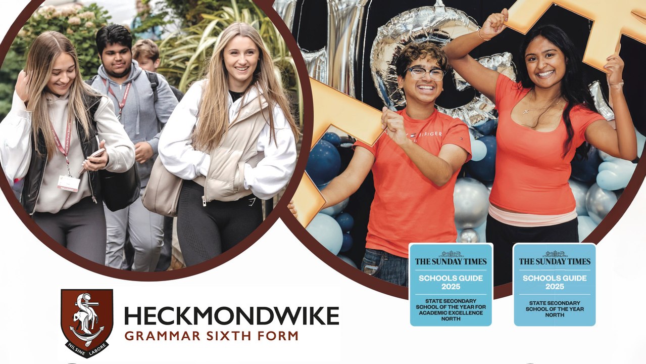 OPEN EVENING: Heckmondwike Grammar School Sixth Form to showcase where futures are made