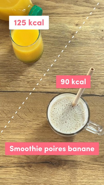kcal smoothie poire banane