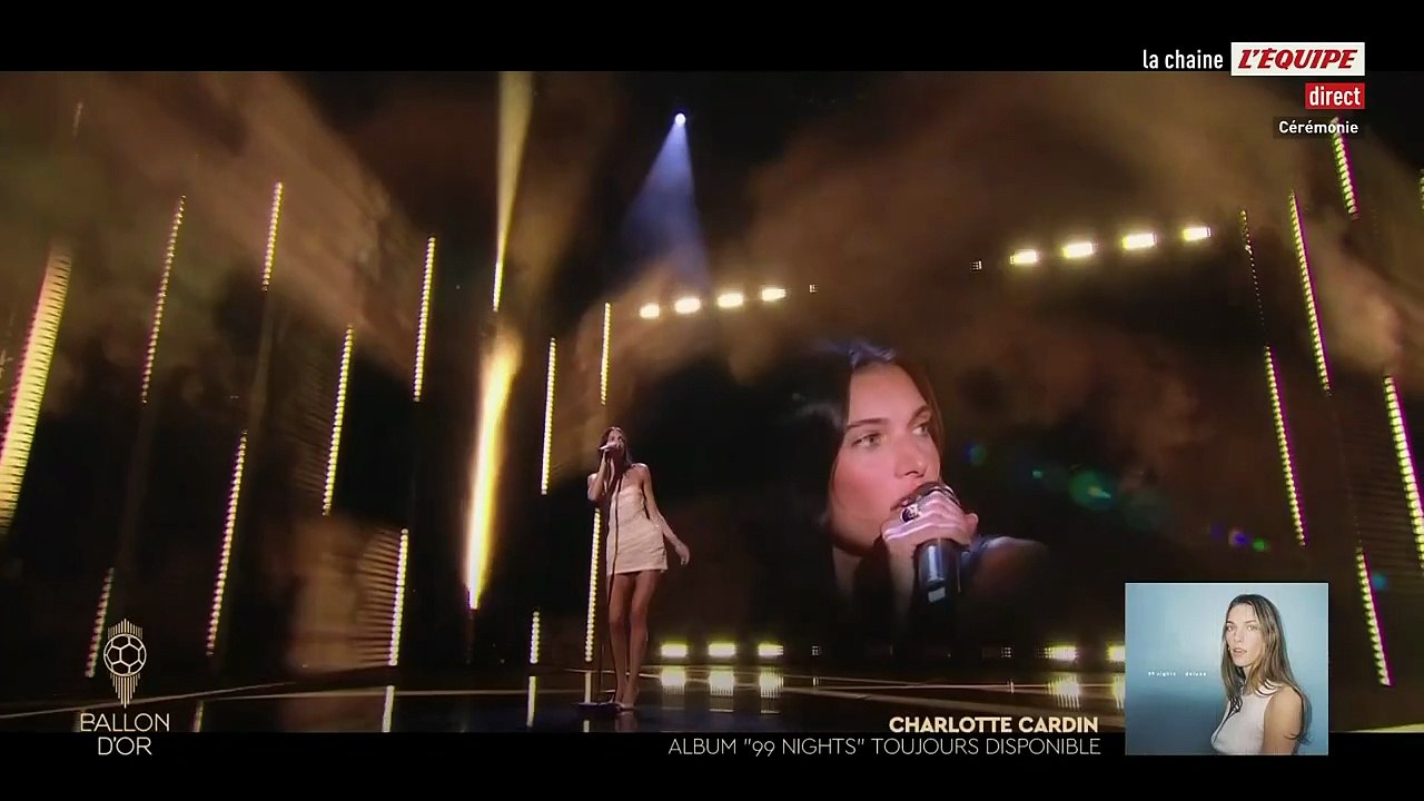 Charlotte Cardin chante au Ballon d'Or 2025
