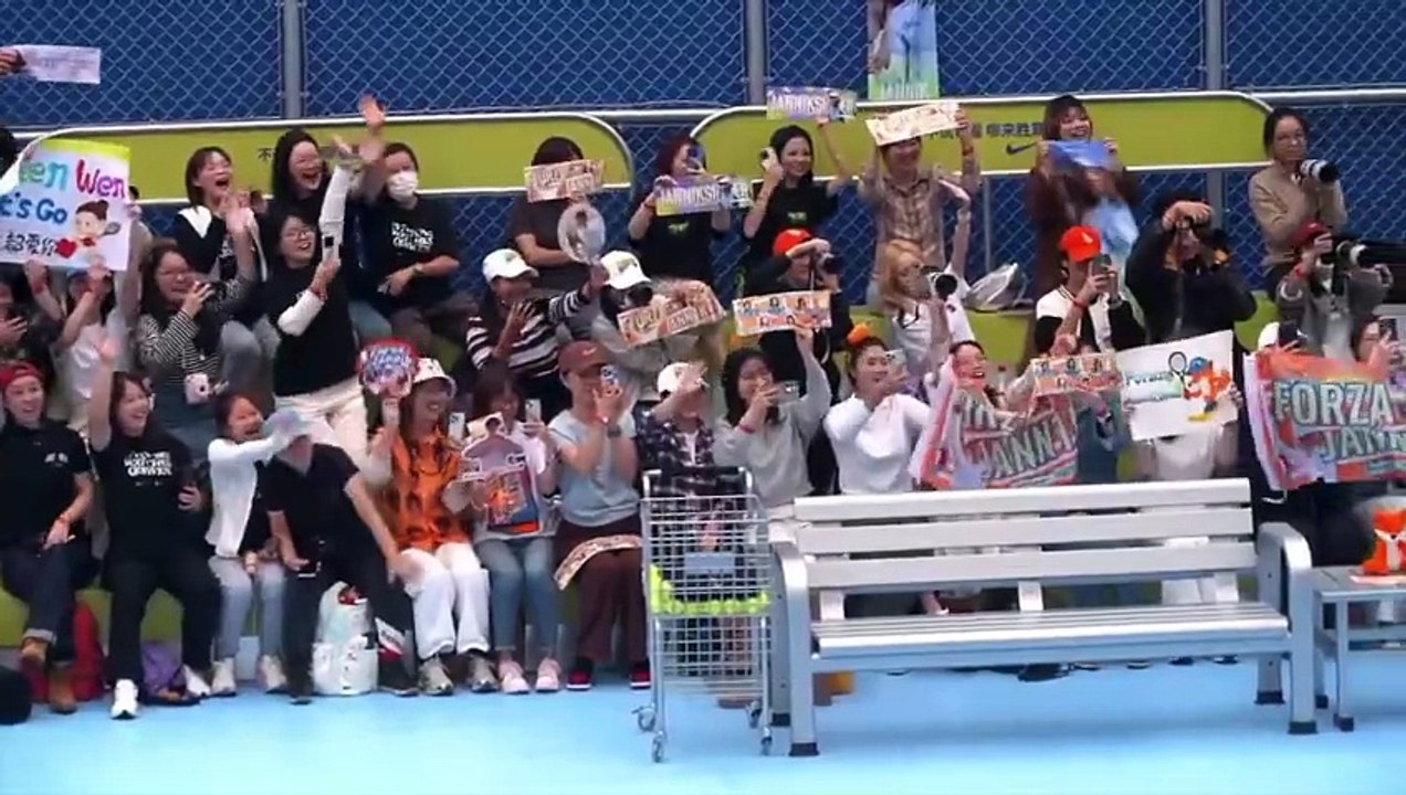 Tennis - Pekin 2025 - Jannik Sinner est arrivé à Pekin et déjà à l'entrainement