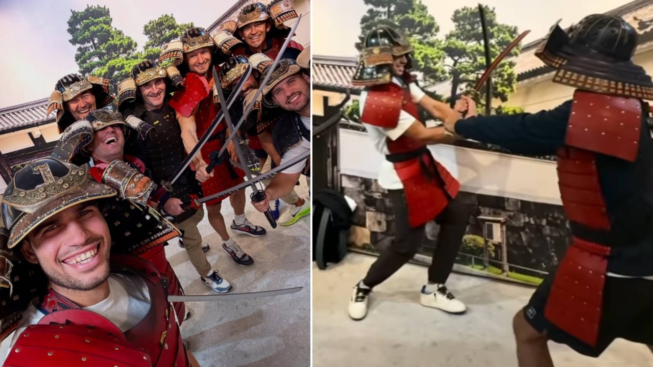 Carlos Alcaraz, samurai por un día