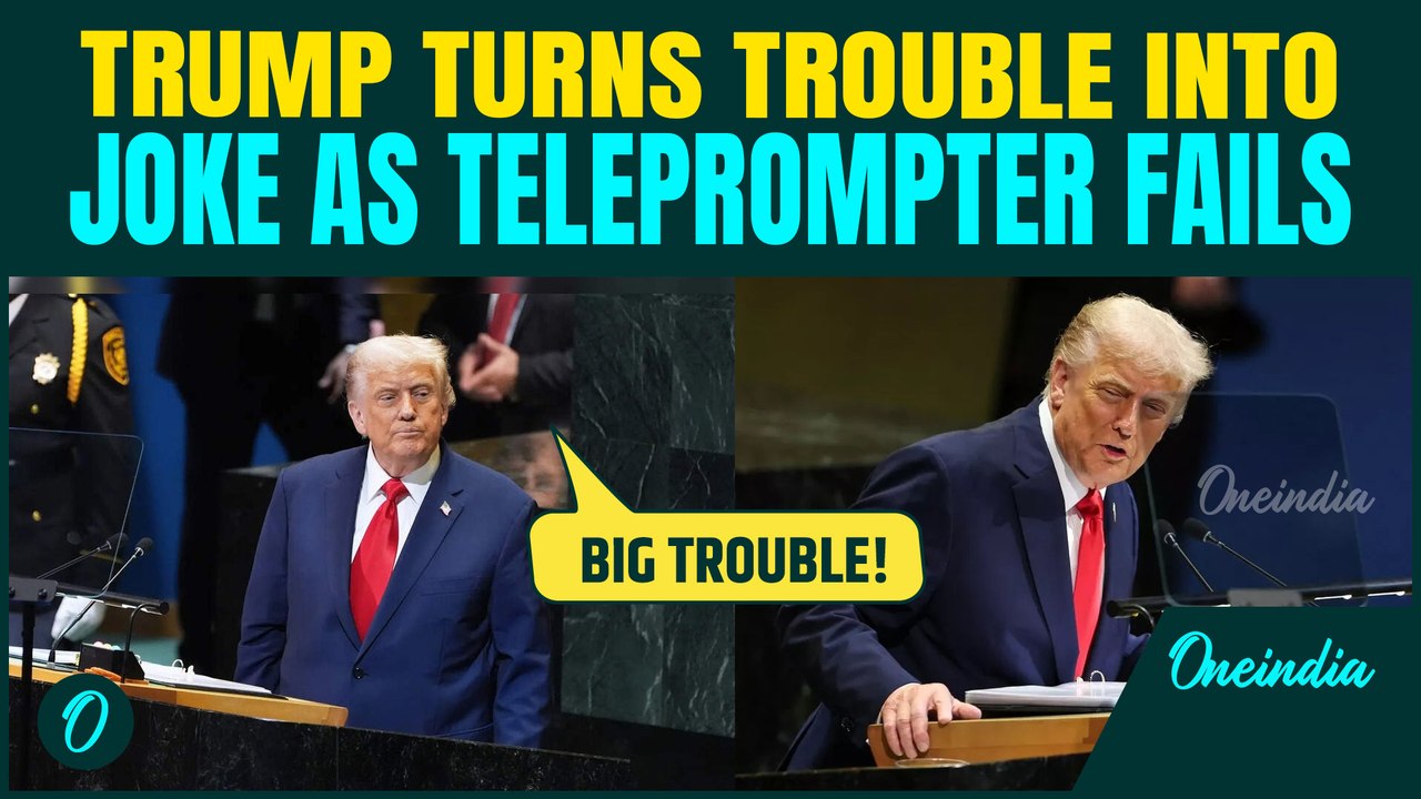 Trump’s UN Teleprompter FAIL: Delegates Laugh At Major Mishap During Trump's Speech In UN Assembly
