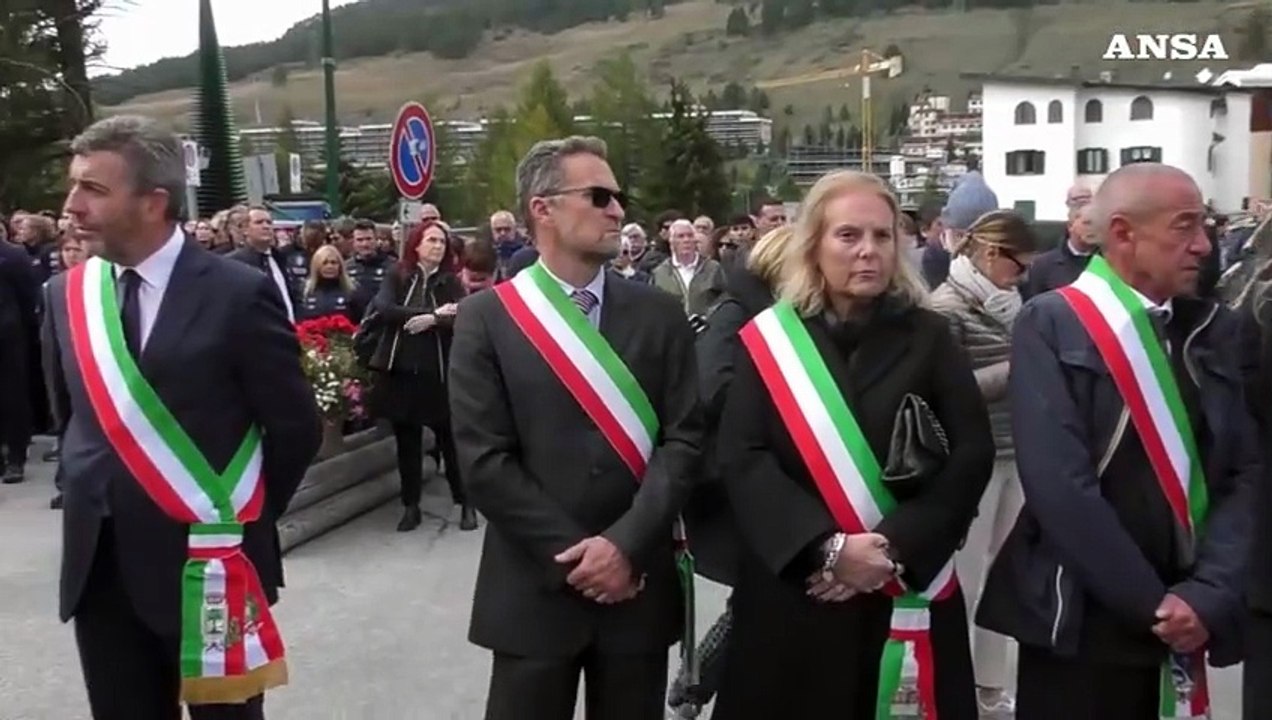 Al Sestriere i funerali del discesista azzurro Matteo Franzoso