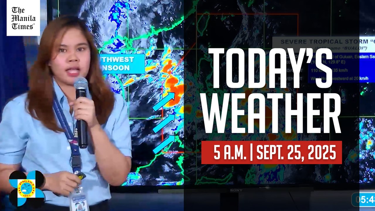 Today's Weather, 5 A.M. | Sept. 25, 2025