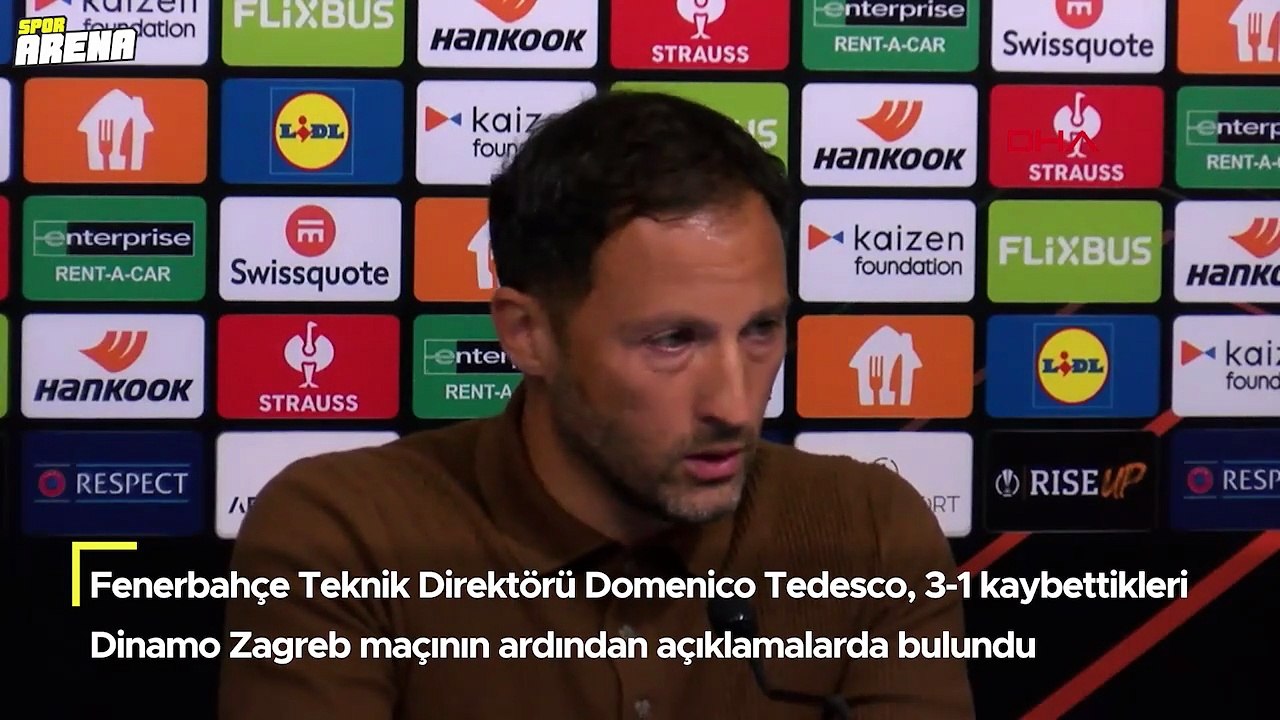 Domenico Tedesco: 'Sonuca bakmıyoruz, ileri adım attık!'