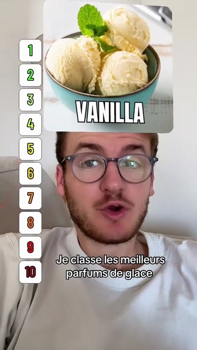 Classement glaces