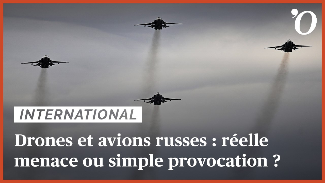 Incursions de drones et d'avions russes: réelle menace ou simple provocation?