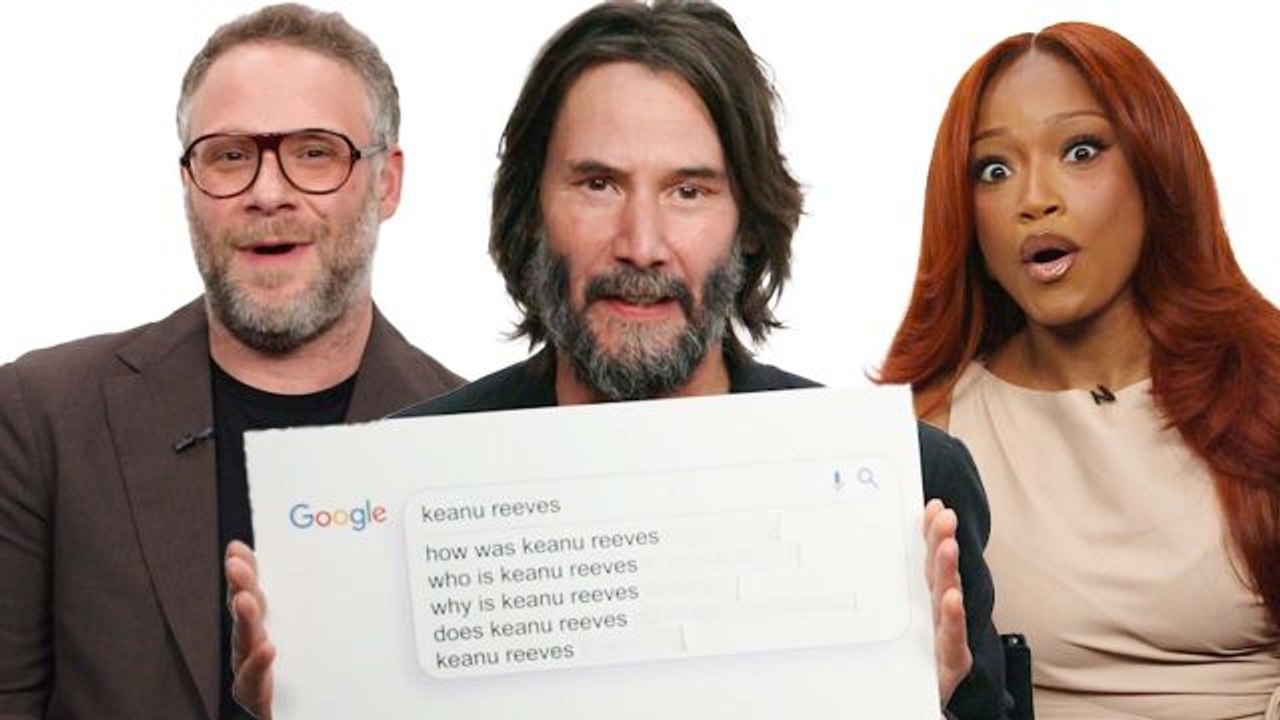 Keanu Reeves, Keke Palmer, and Seth Rogen Answer Their Most Searched Questions