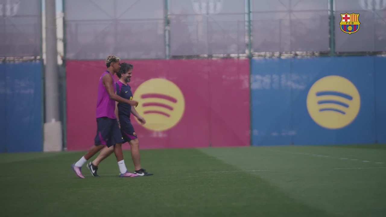 Entrenamiento FC Barcelona previo al Barça - Real Sociedad