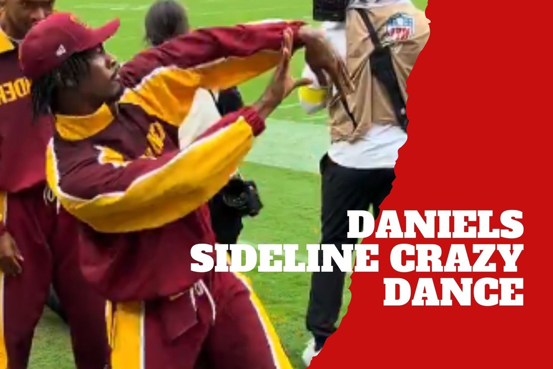Jayden Daniels goes viral with hilarious dance on Commanders sideline