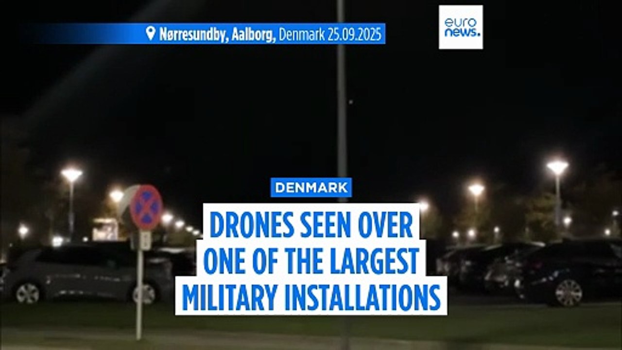 Drones observed over one of Denmark's largest military installations