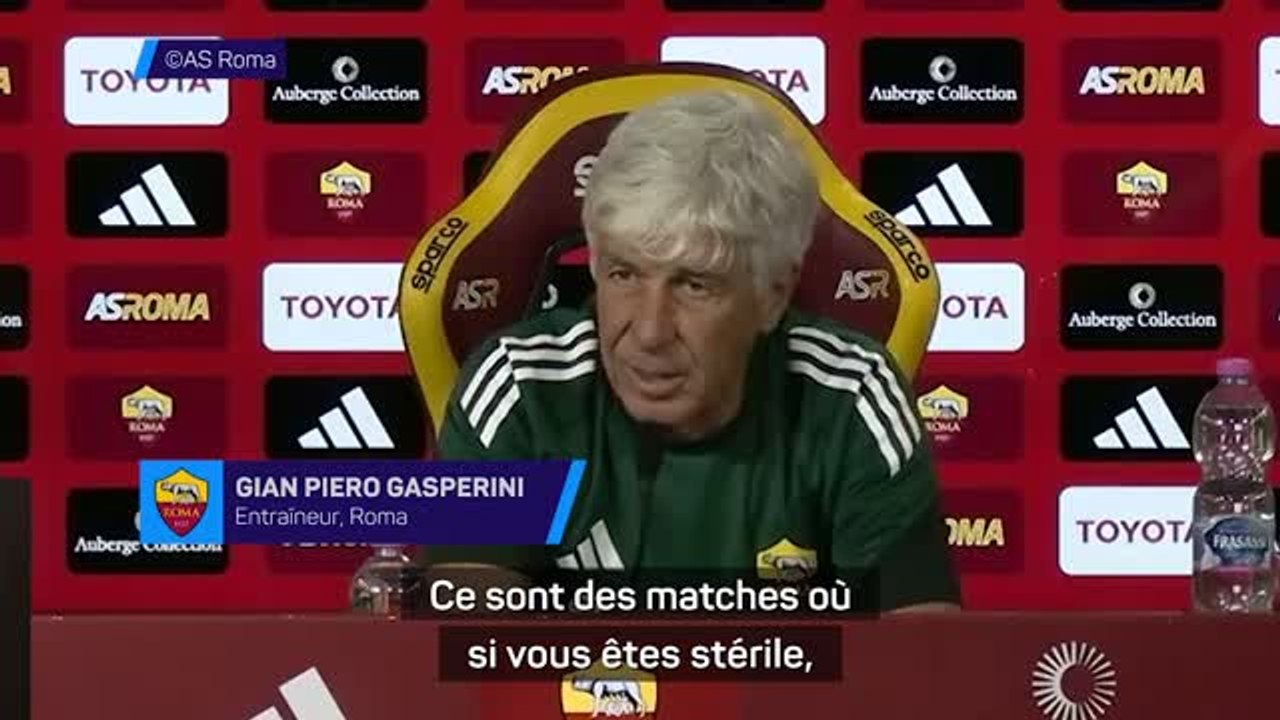 Roma - Gasperini : “Ne pas refaire le même match que contre Torino”