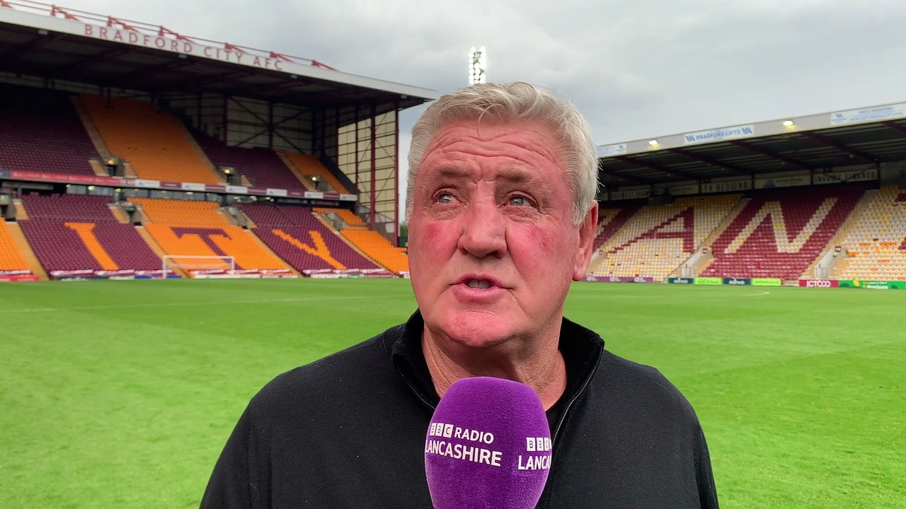 Blackpool boss reacts to Bradford City defeat