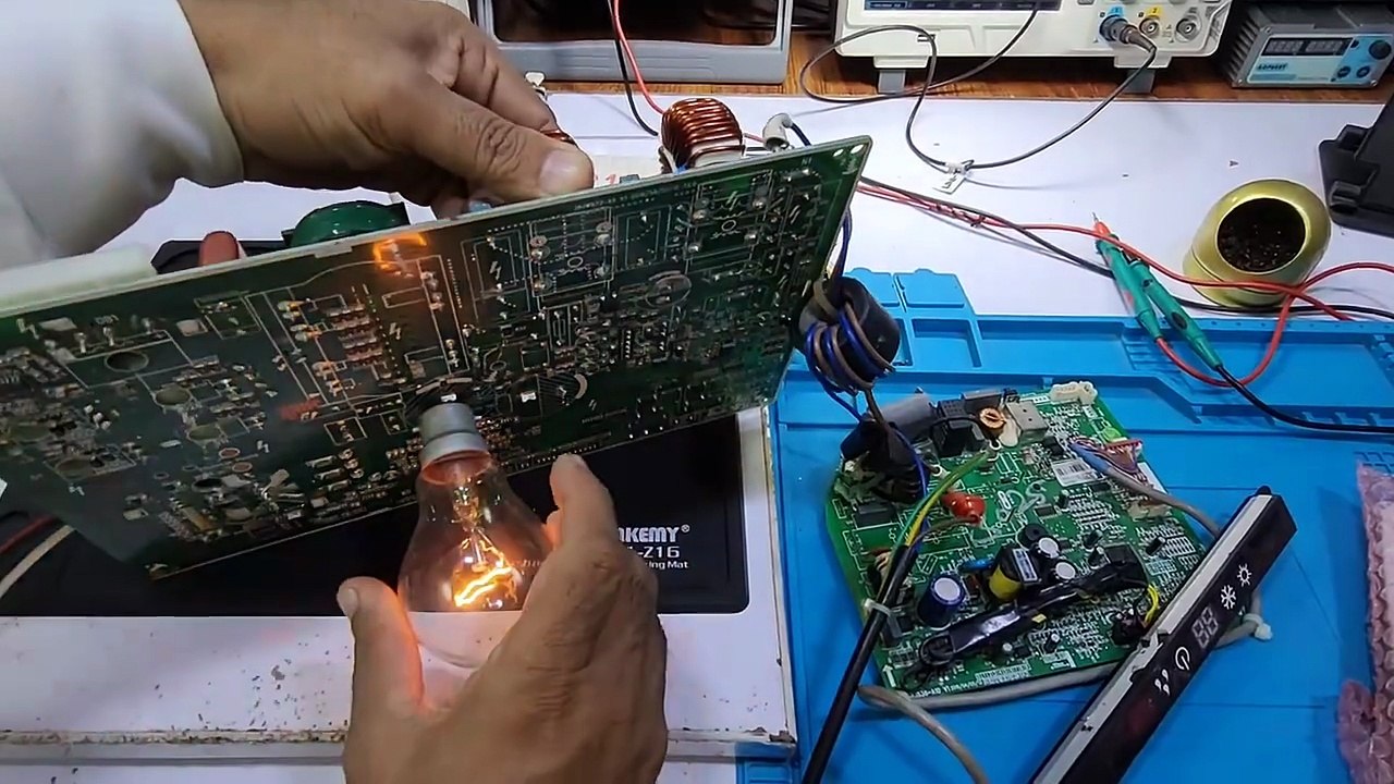 Gree DC inverter AC E6 error code PCB training center BABAR CLECTRONICS #476