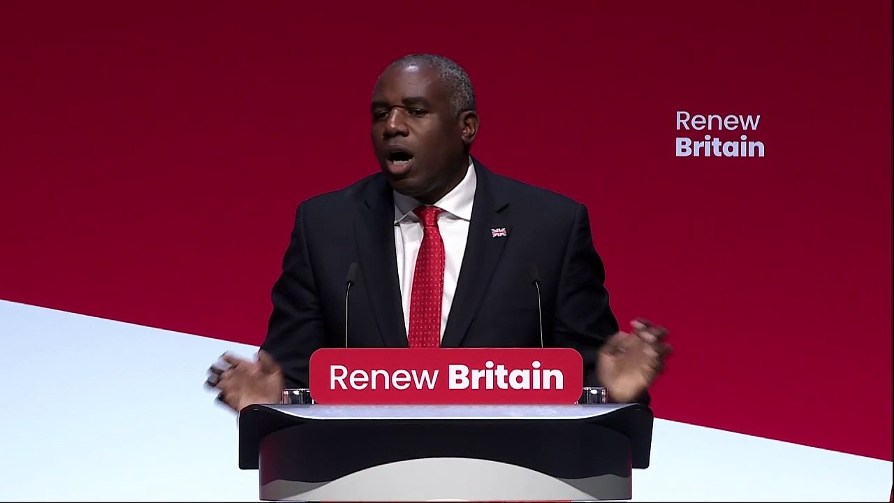 David Lammy praises Angela Rayner in conference speech