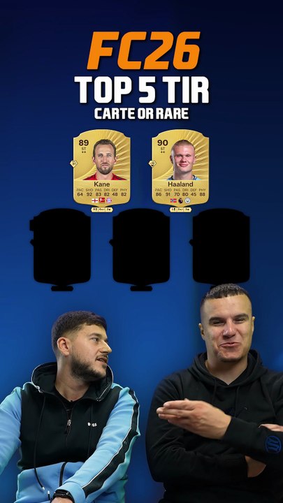 Devine le TOP 5 sur FC 26 🤔