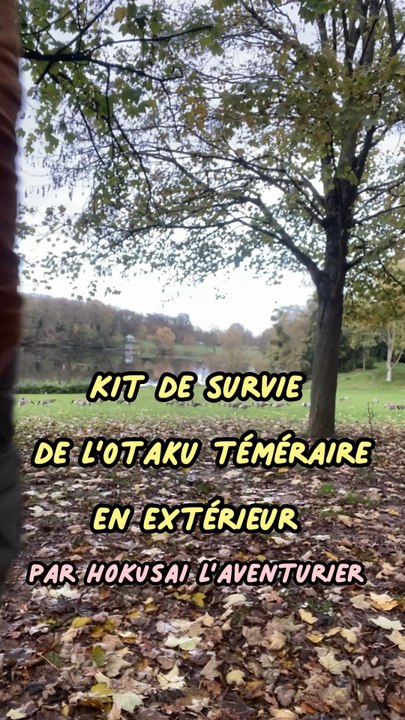 Kit de survie de l’otaku téméraire en extérieur 💥🏕️