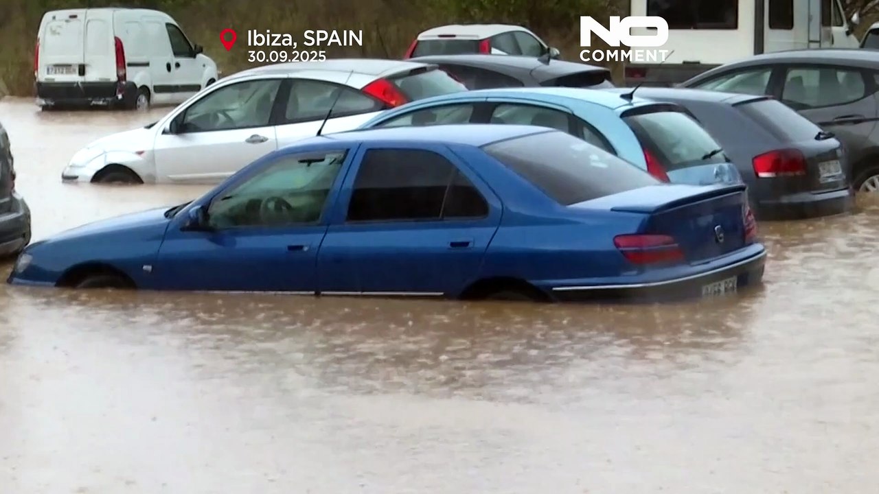 Red alert in Ibiza and Formentera as flash floods cause widespread chaos