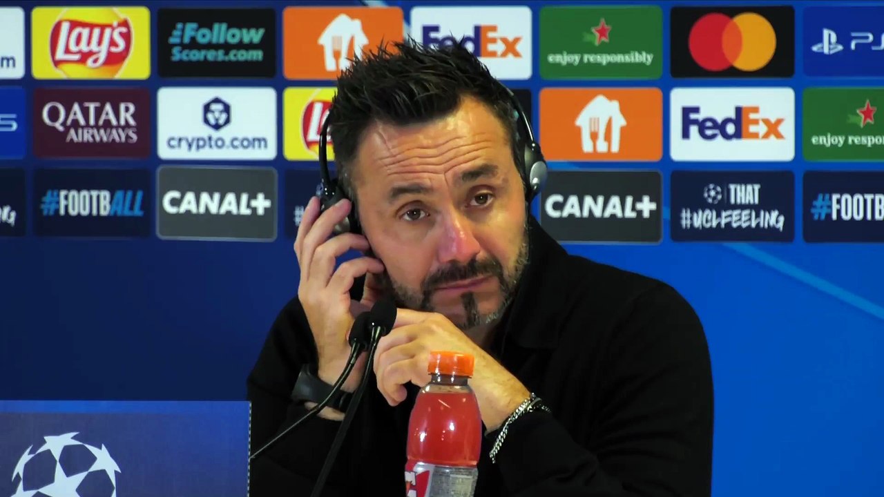 De Zerbi : « En première période, on a joué quasiment à la perfection » - Foot - Ligue des champions - OM