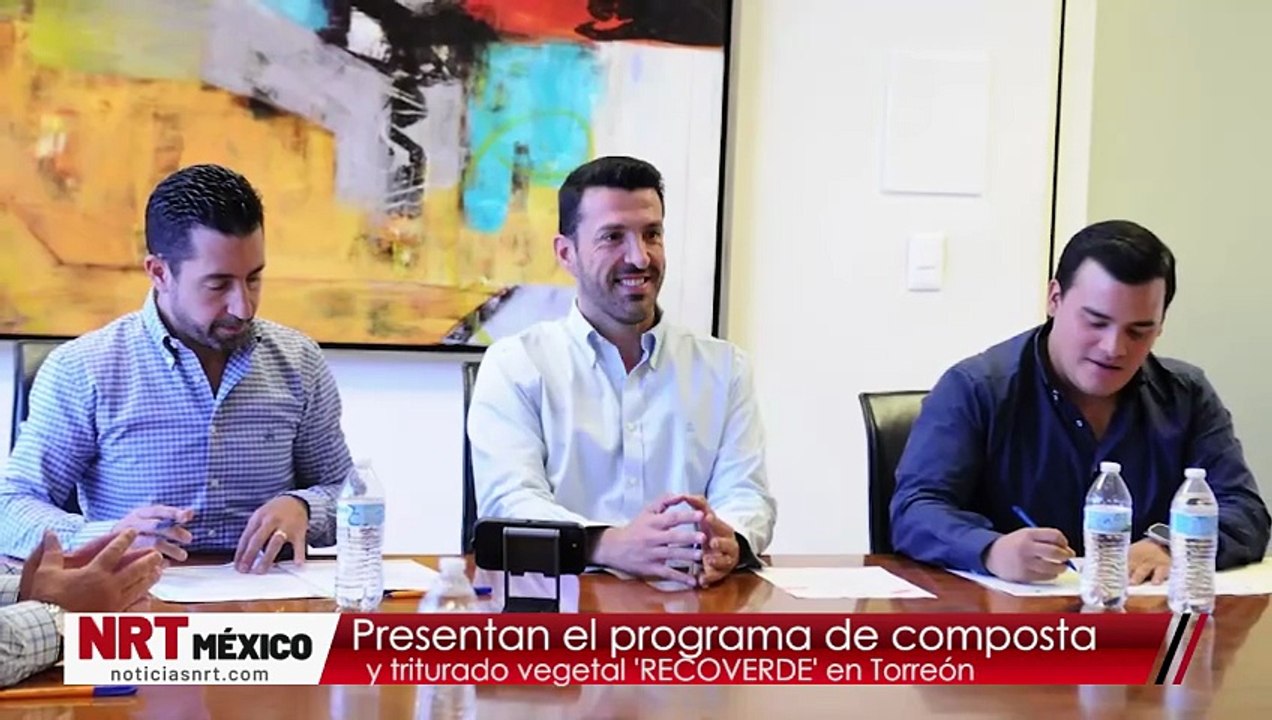 Presentan el programa de composta y triturado vegetal “RECOVERDE”