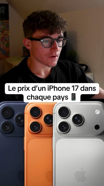 Le prix d’un iPhone 17 dans chaque pays 📱 #quiz #classement #iphone #iphones #iphone17