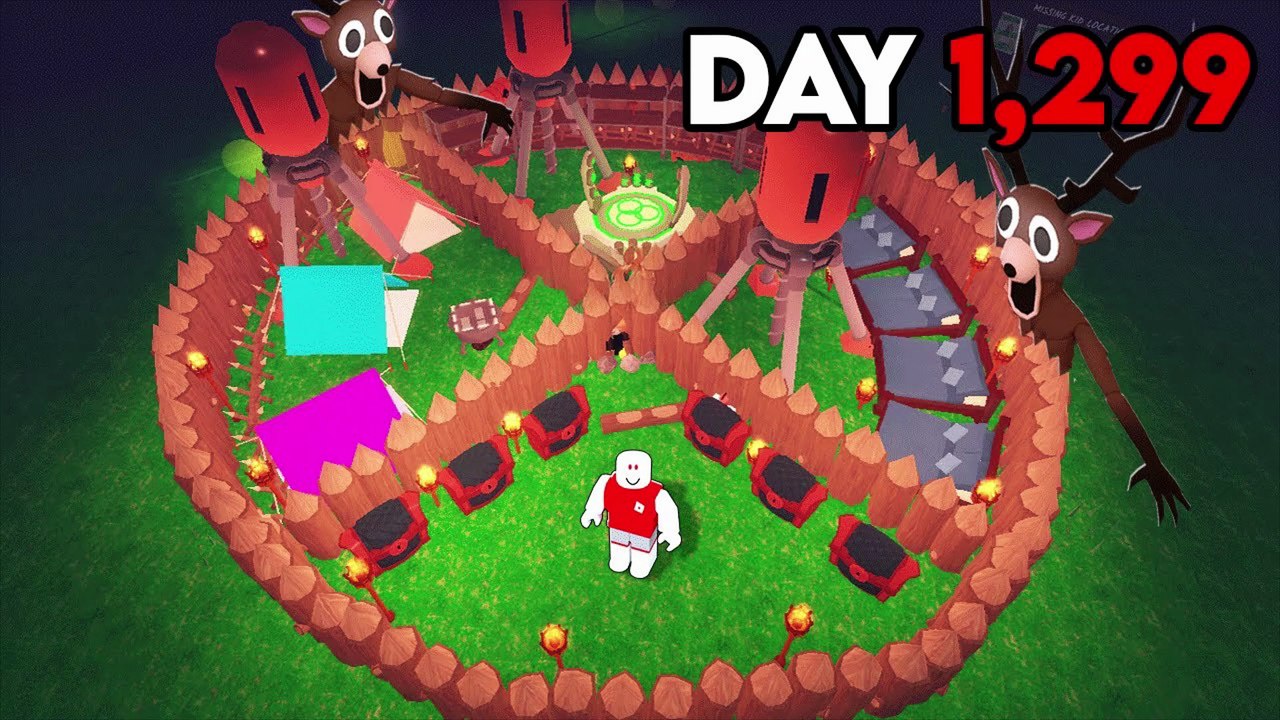 ROBLOX | I Built The STRONGEST AFK BASE in 99 Nights in the Forest!