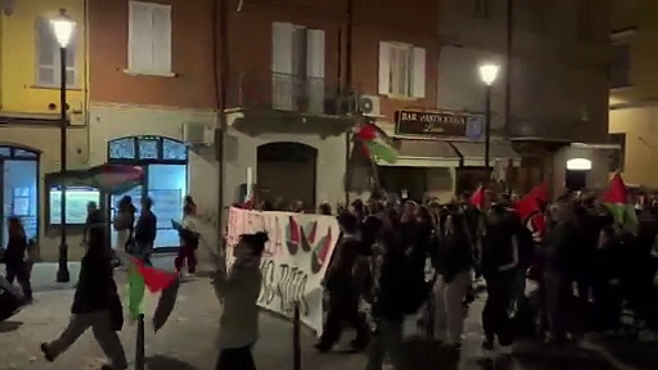 Flottilla, corteo di protesta a Reggio Emilia