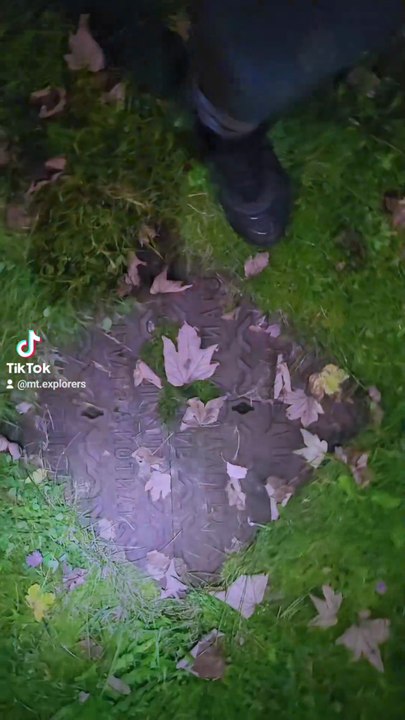 We going down this man hole cover ?