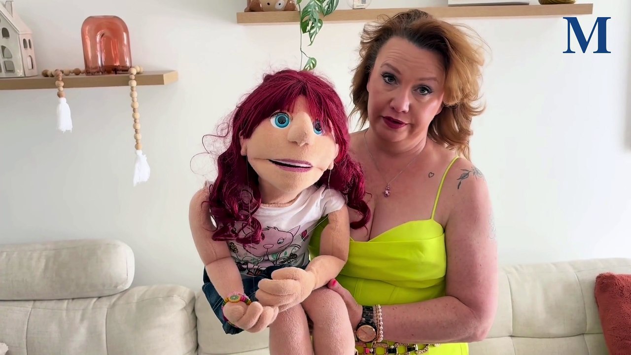 Ventriloquist Natalie May and Sally speak