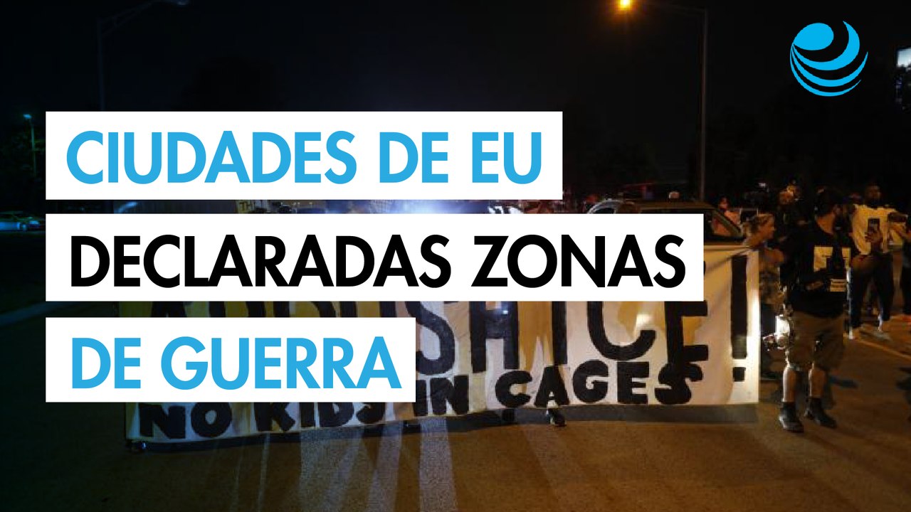 Gobierno de Donald Trump declara ciudades de EU como zona de guerra