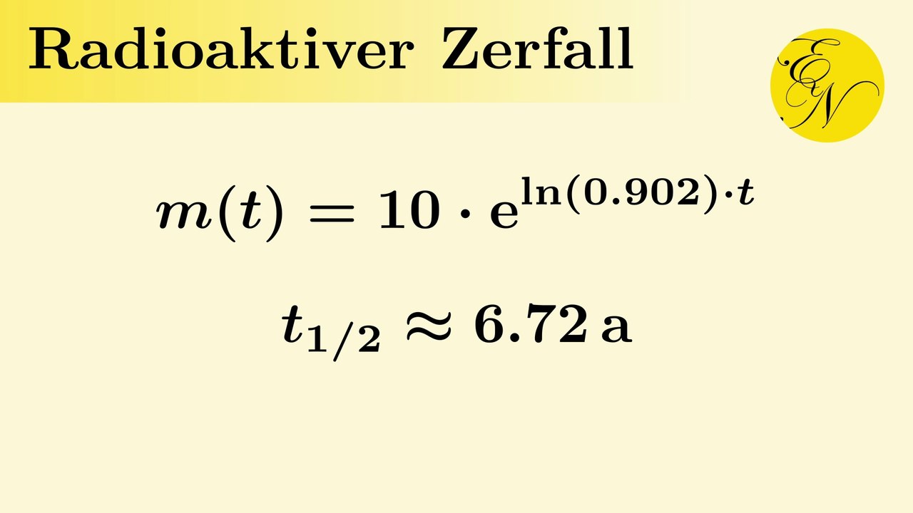 e-Funktion | Radioaktivität