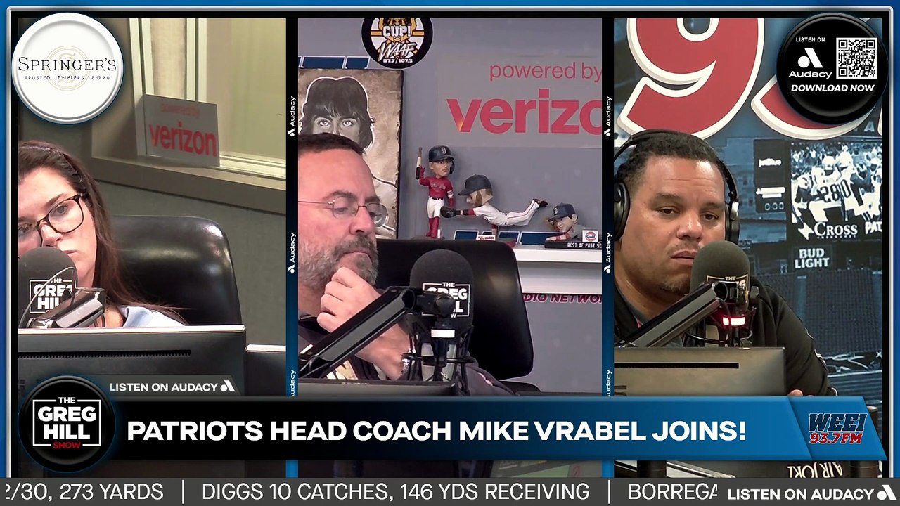 Mike Vrabel joins live! Patriots Monday