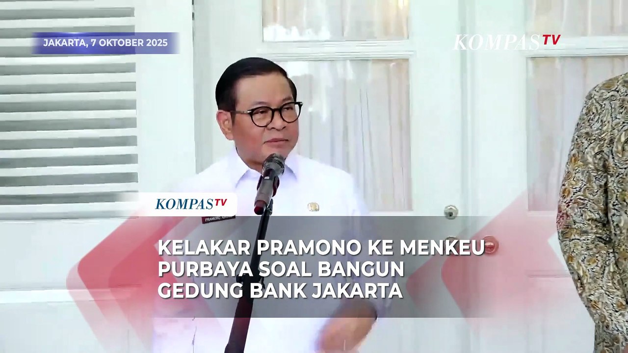 Kelakar Pramono ke Menkeu Purbaya soal Bangun Gedung Bank Jakarta di SCBD
