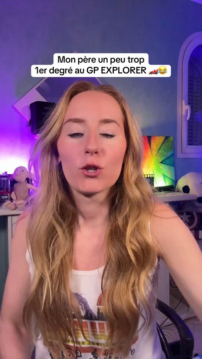 Mon père un peu trop 1er degré au GP Explorer ! 🏎️😂