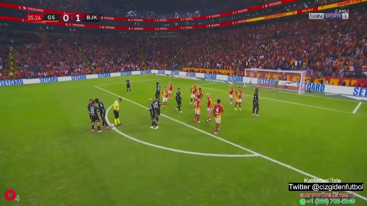 Galatasaray and Beşiktaş Clash to a 1-1 Draw ⚽