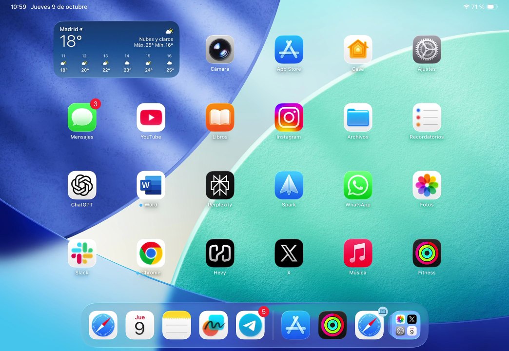 Slide Over iPadOS 26.1