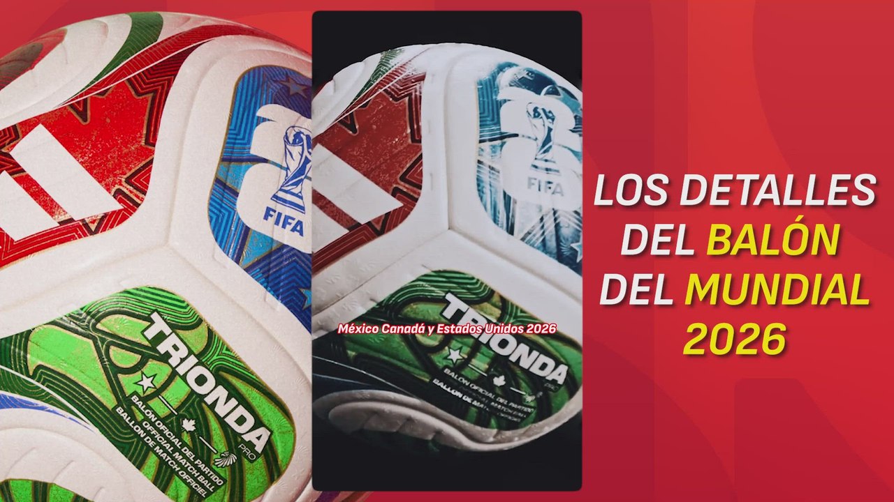 Los detalle del balón del mundial 2026