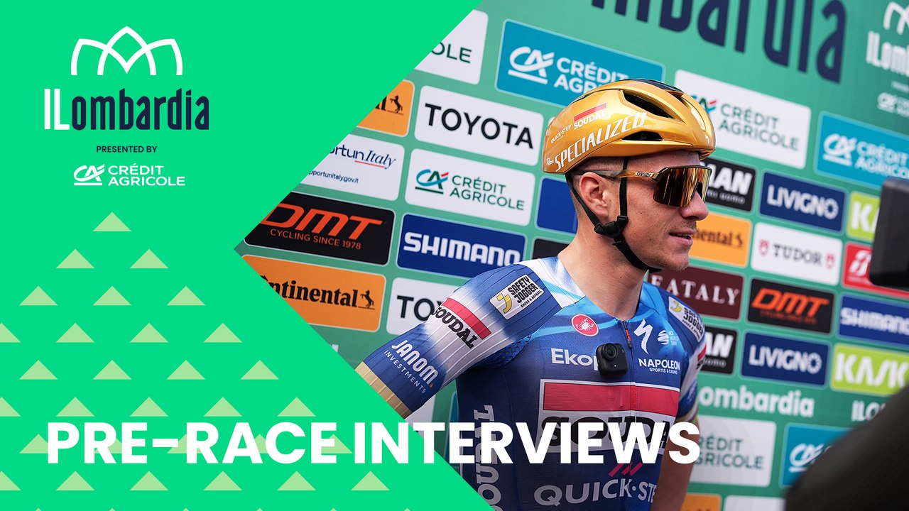 Il Lombardia 2025 | Pre-race interviews