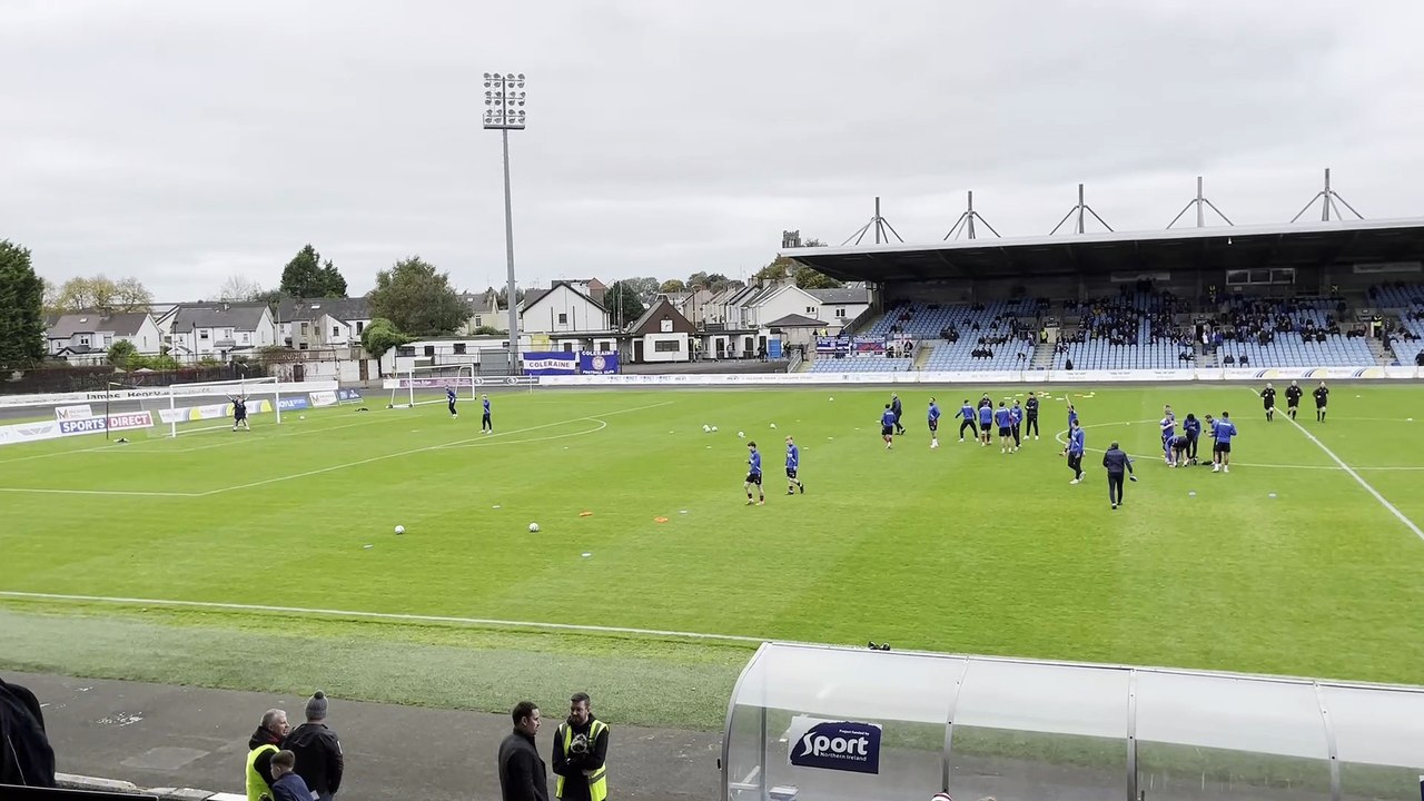 2025-26 Irish Premiership: Ballymena United and Coleraine warm-ups