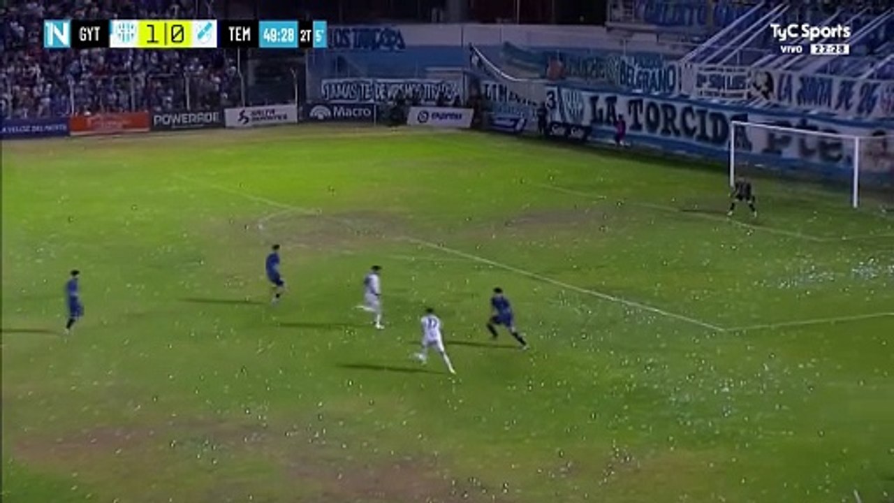Gimnasia y Tiro 2 - Temperley 0: el gol de Rubén Villarreal
