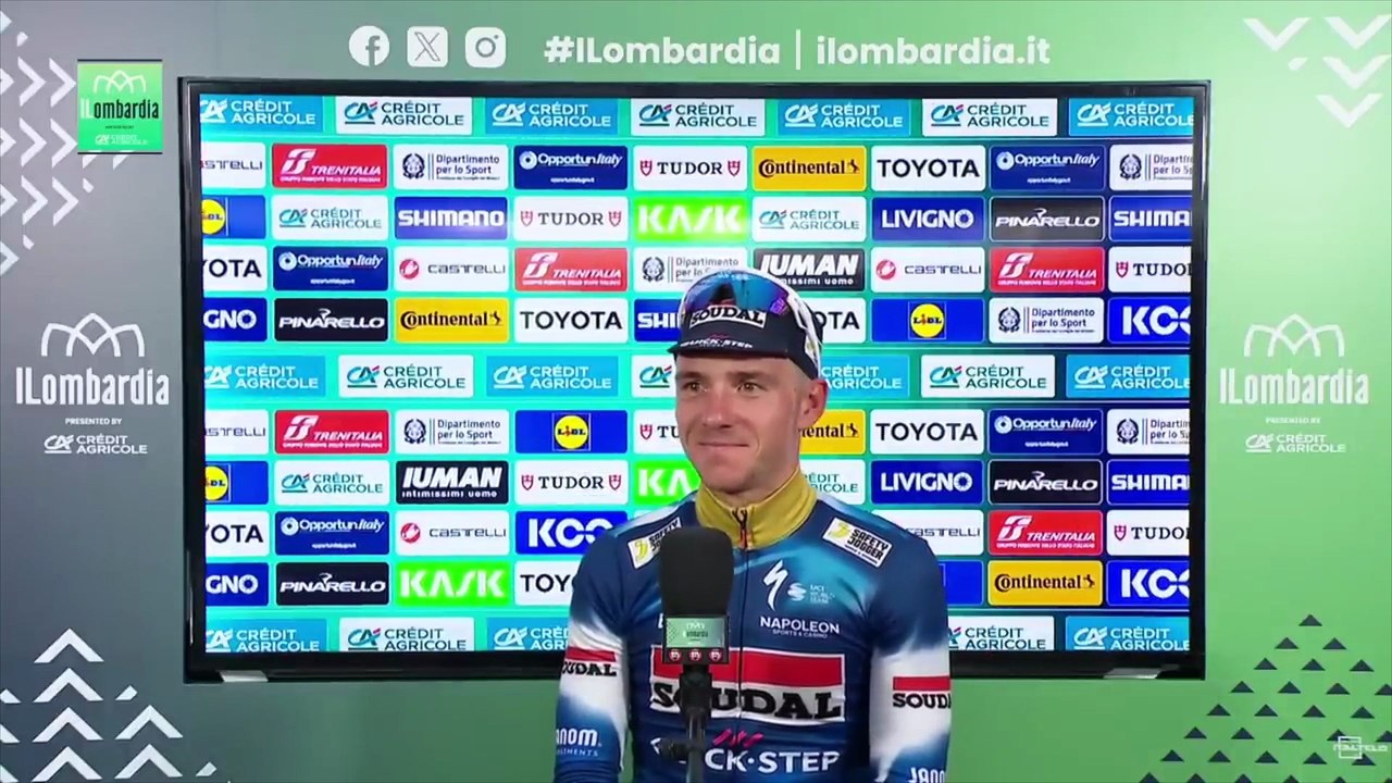 Cyclisme - Tour de Lombardie 2025 - Remco Evenepoel : "C'était le meilleur résultat possible pour moi..."