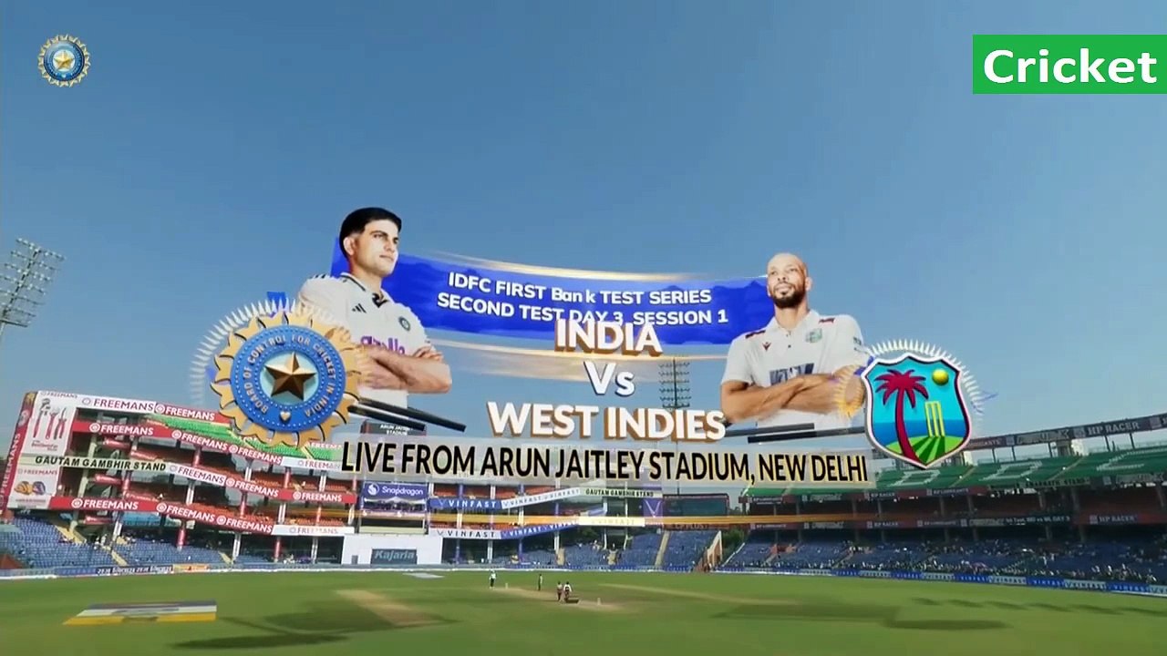 India vs West Indies Highlights - 2nd Test Day 3 2025